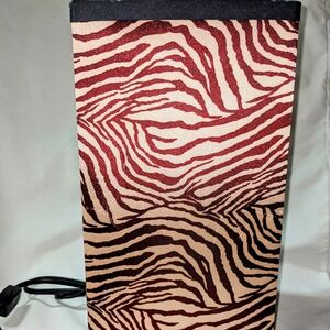 Zebra print table table lamp